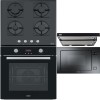 Pachet Franke Cuptor și Plită Gaz, Design Negru