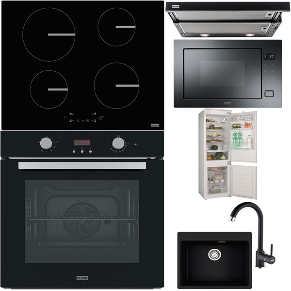 Pachet Franke Cuptor, Plită, Hota & Bucătărie Completa
