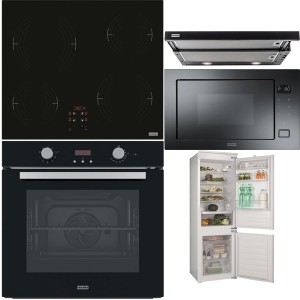 Pachet Electrocasnice Franke: Cuptor, Plită, Hota, Microunde, Frigider