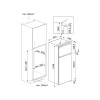 Frigider Smeg D4140E, alb, incorporabil, 220 litri