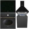 Pachet electrocasnice Smeg ANTRACIT premium