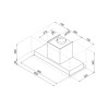 Hota total incorporabila Smeg Inox KSGT61X, 56cm