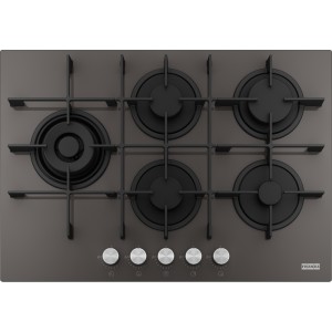 Plita gaz Franke Maris 75 cm, 5 arzatoare, Slate Grey