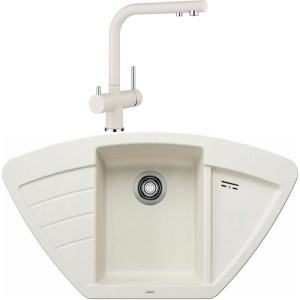 Chiuvetă colț ZIA 9 E cu baterie FONTAS II