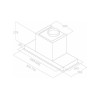 Hota total incorporabila Elica 72cm Inox