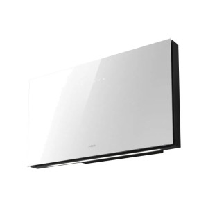 Hota Elica PLAT WH/F, sticlă albă, 55 cm