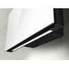 Hota Elica PLAT WH/F, sticlă albă, 55 cm