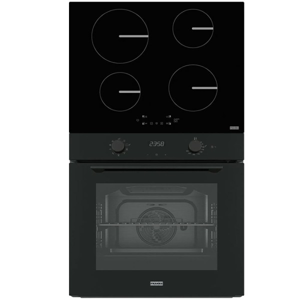 Pachet Franke cuptor si plita sticla neagra
