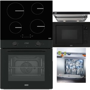 Pachet Franke Full Sticla Neagra Cuptor Plita Hota