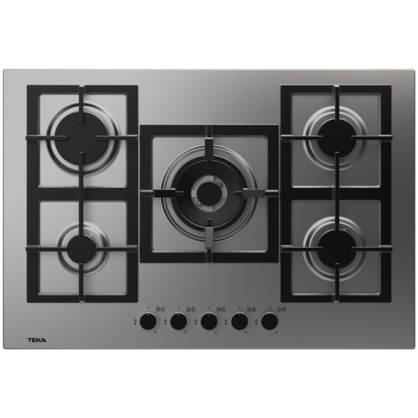 Plită pe gaz Teka EFX 70.1, 5 zone, finisaj inox