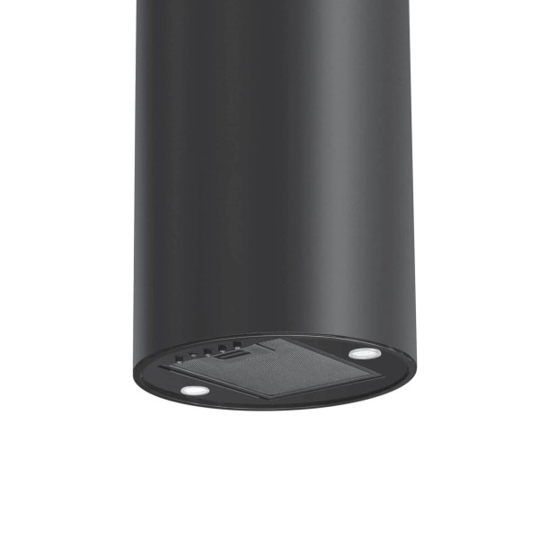 Hota Tornado Negru cu LED și absorbție 860 mc/h