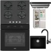Pachet complet Franke electrocasnice negre