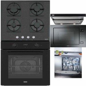 Pachet electrocasnice Franke sticlă neagră
