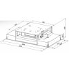 Hota de tavan Negru Mat Faber HIGH-LIGHT BK MATT