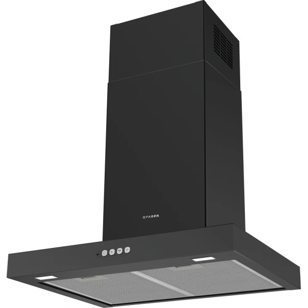 Hota Negru Mat Faber STILO COMFORT, 60 cm