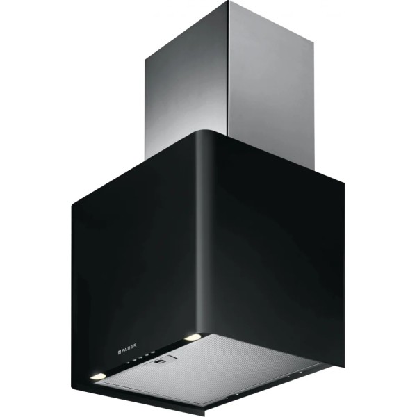Hota Faber Negru mat LITHOS EG6 BK LED A45