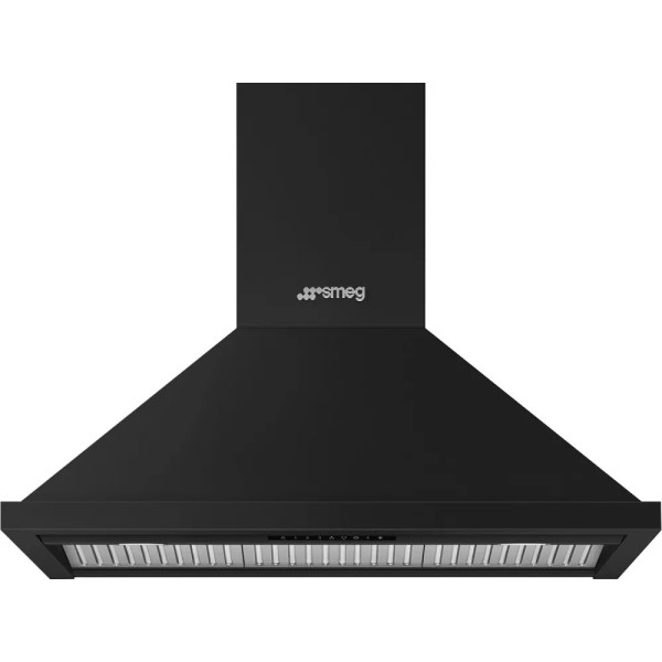 Hota perete Smeg Negru, 90 cm, putere 780 mc/h