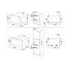 Cuptor cu microunde incorporabil Smeg FMI320X2