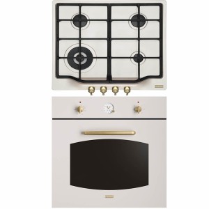 Franke Country Pear White Cuptor și Plită Gaz