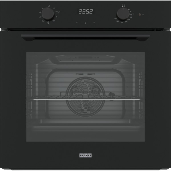 Pachet Franke Sticla Neagra Cuptor electric Maris FMA 86 H TBK + Plita pe gaz FHNS 604 4G BK C + Hota de perete ARNO 60 XS/BK