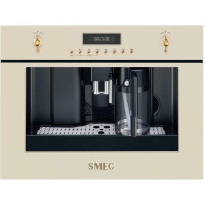 Espressor incorporabil Smeg Italia CMS8451P, crem