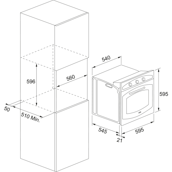 Cuptor Franke Nero FCL 86 H PW, 65L, butoane aurii