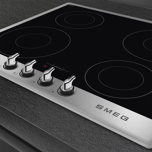 Plita Inductie Negru-Inox Smeg Victoria SI964XM