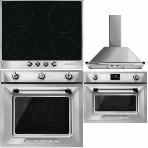 Pachet electrocasnice Smeg Inox Victoria