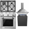 Pachet electrocasnice Smeg Inox Victoria