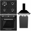 Pachet electrocasnice Smeg Negru Victoria