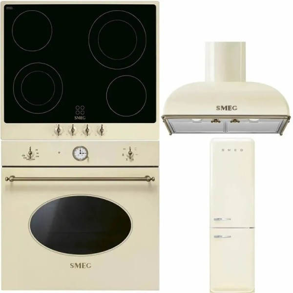Pachet electric Retro Smeg Cuptor și Hotă