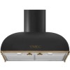 Pachet electric Retro Negru Smeg - Cuptor SF68C1AO, Plita P864AO, Hota KS59AOE2