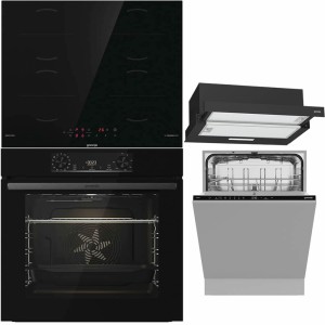 Pachet electrocasnice Gorenje cuptor, plită, hotă, mașină de vase
