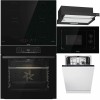Set Gorenje: Cuptor, Plită, Hotă, Microunde, Mașină Vase