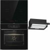 Set Gorenje Negru: Cuptor, Plita, Hota