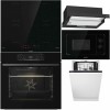 Pachet Gorenje: Cuptor, Plită, Hotă, Microunde, Mașină Vase