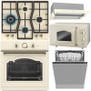 Pachet Gorenje Rustic Cuptor, Plita si Hota