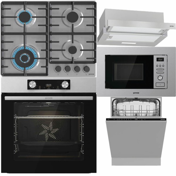 Pachet electrocasnice Gorenje Inox complet