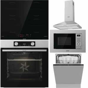 Pachet Gorenje Cuptor BOP6737E02XK + Plita inductie GI6401BSCE + Hota WHC629E4 + Microunde BM201AG1X + Masina vase 60cm GV642D65