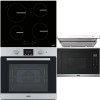 Pachet Franke Inox Negru Cuptor, Plită, Hota, Microunde