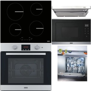 Pachet Franke Cuptor FSL 86 H XS, plita inductie FSM 654 I BK, hota FTC 601 GR/XS/2, microunde FSM 25, masina de vase 60cm FDW