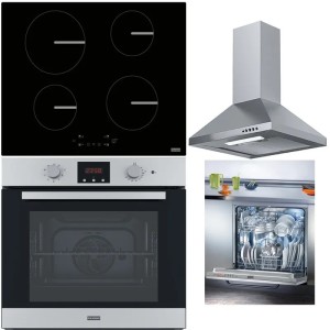 Pachet electrocasnice Franke Inox/Negru