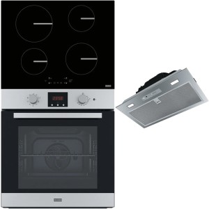 Pachet Franke Inox/Negru Cuptor electric FSL 86 H XS, plita inductie FSM 654 I BK, hota fixa 52cm FBI 525 HCS