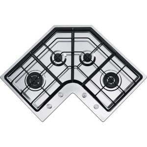 Plita gaz Franke Neptune Angolo, 4 arzatoare, inox