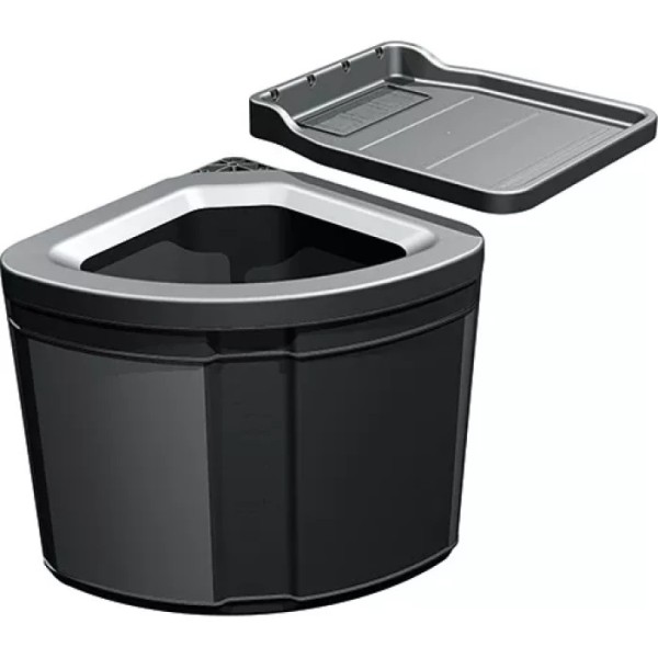 Cos de gunoi incorporabil Franke Sorter Pivot negru 27L