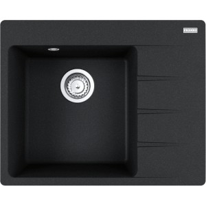 Chiuveta Franke Centro CNG 611/211-62 Dreapta Nero, 1 cuva si picurator, ( 620x500 mm )