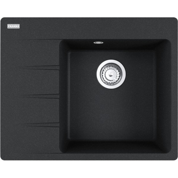 Chiuveta Franke Centro CNG 611/211-62 Stanga Nero, 1 cuva si picurator, ( 620x500 mm )