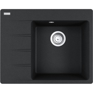 Chiuveta Franke Centro CNG 611/211-62 Stanga Nero, 1 cuva si picurator, ( 620x500 mm )