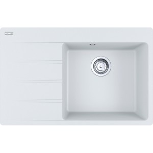 Chiuveta Franke Centro CNG 611/211-78 Stanga Bianco, 1 cuva si picurator, ( 780x500 mm )