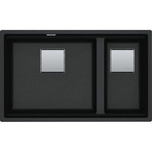 Chiuveta Franke KNG PRO 120, 2 cuve, Nero